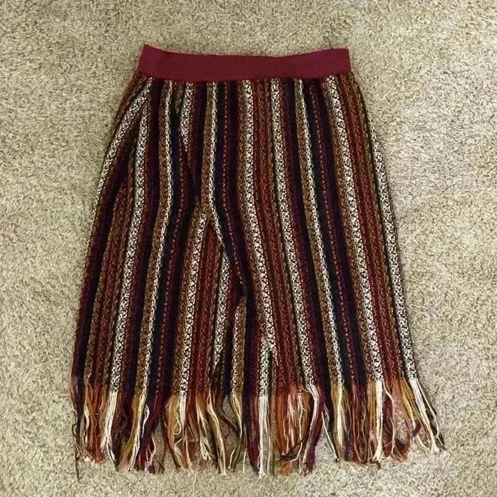 Zara high-waisted skirt multi color